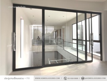 ประตูบานเลื่อนแแขวนเดี่ยว กั้นหน้าบันได ประตูบานเลื่อนแแขวนเดี่ยว กั้นหน้าบันได