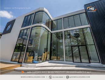 แผงกระจก curtain wall - Studio แผงกระจก curtain wall - Studio HG 0765168