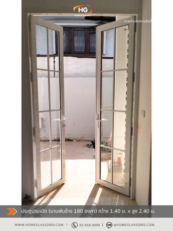 ประตูบานเปิดคู่ บานพับข้าง ติดตกแต่ง 8 ช่อง ประตูบานเปิดคู่ บานพับข้าง 0366075 (3)