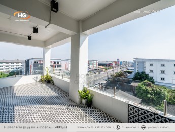 ราวกันตกกระจก เสาเตี้ย RPL308 ราวกันตกกระจก เสาเตี้ย RPL308