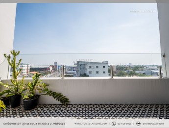 ราวกันตกกระจก เสาเตี้ย RPL308 ราวกันตกกระจก เสาเตี้ย RPL308